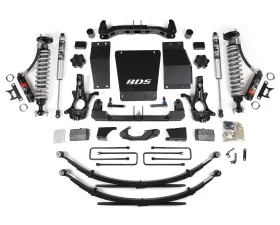 BDS Suspension 4 Inch Lift Kit | FOX 2.5 Performance Elite Coil-Over | Leaf Springs | Cast Steel Factory Arm | FOX 2.0 Performance Shock Chevrolet Silverado?| GMC Sierra 1500 2014-2018