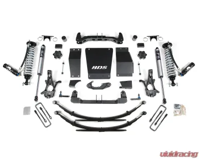 BDS Suspension 4 Inch Lift Kit | FOX 2.5 Coil-Overs with DSC Adjuster | Leaf Springs | Aluminum And Stamped Steel | Factory Control Arm Chevrolet Silverado | GMC Sierra 1500 4WD 2014-2018 - BDS716FDSC