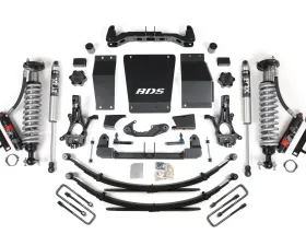 BDS Suspension 6 Inch Lift Kit | FOX 2.5 Performance Elite Coil-Over | Leaf Springs | Alumium/Stamped Steel Control Arm | FOX 2.0 Performance Shock Chevrolet Silverado?| GMC Sierra 1500 2014-2018