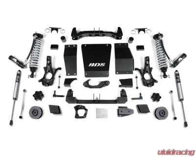 BDS Suspension 4 Inch Lift Kit | FOX 2.5 Coil-Over with DSC Adjuster | Aluminum And Stamped Steel | FOX 2.0 Performance Series Shock Chevrolet Suburban | Tahoe | Yukon/XL 4WD 2015-2019 - BDS734FDSC