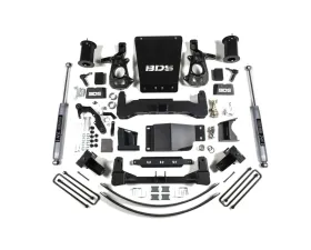 BDS Suspension 8 Inch Lift Kit | Cast Steel | NX2 Nitro Series Shock Chevrolet Silverado | GMC Sierra 1500 4WD 2014-2018
