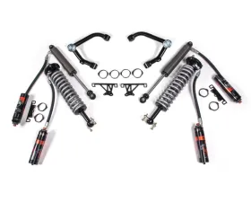 BDS Suspension 2 Inch Leveling Kit | FOX 2.5 Coil-Over | Aluminum And Stamped Steel | FOX 2.5 Piggyback DSC Rear Shock Chevrolet Silverado| GMC Sierra 1500 4WD 2007-2018