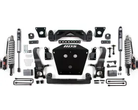 BDS Suspension 5 Inch Lift Kit | FOX 2.5 Performance Elite Coil-Over | FOX 2.0 Performance Series Rear Shock Toyota Tundra 2007-2015