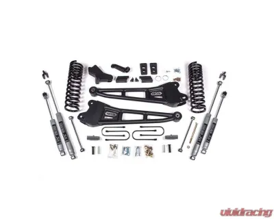 BDS Suspension 2013-2018 Ram 3500 4wd 4" Radius Arm Suspension Lift Kit, 3" Rear, Block, Diesel Front and Rear 2013-2018 - BDS1794FS