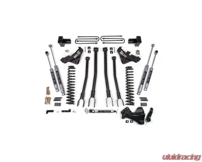 BDS Suspension 2023-2025 Ford F350 Super Duty 4wd 5" 4-Link Suspension Lift Kit, 2" Rear, Block Front and Rear - BDS2250FS