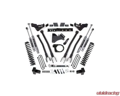 BDS Suspension 2023-2025 Ford F250/F350 Super Duty 4wd 7" 4-Link Suspension Lift Kit, 6" Rear, Front and Rear - BDS2253FPS