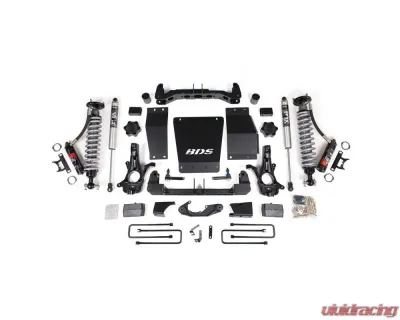 BDS Suspension 2014-2018 GM 1500 4wd 4" Suspension Lift Kit, Alum/Stamped, 2" Rear, Block - 2.5 Front and Rear - BDS713PES