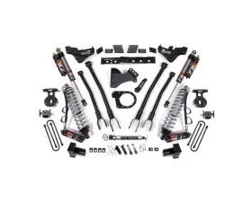 BDS Suspension 7 Inch Lift Kit with 4-Link | FOX 2.5 Performance Elite Coil-Over Conversion Ford F350 Super Duty DRW 4WD Diesel 2023-2026