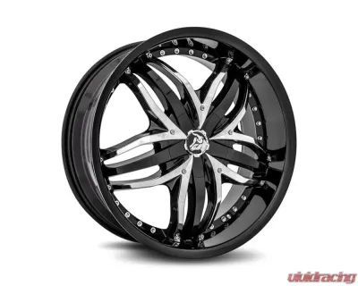 Diablo Angel Wheel 20x8.5 6x114.3 20mm Gloss Black - ANG-20861142073B