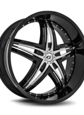 Diablo Blitz Wheel 20x9.5 5x112 20mm Gloss Black                                     - G1-2091122073B - Image 5