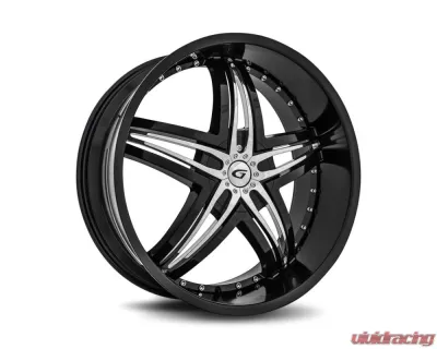 Diablo Blitz Wheel 20x9.5 5x112 20mm Gloss Black - G1-2091122073B