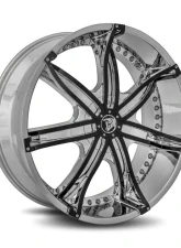 Diablo DNA Wheel 24x10 6x139.7 35mm Chrome                                     - DNA-24161393573 - Image 7