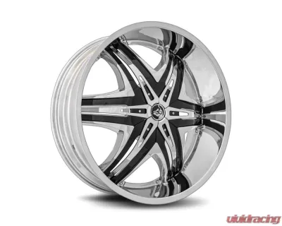 Diablo Elite Wheel 24x10 Blank 35mm Chrome - DE-241BLNK3578