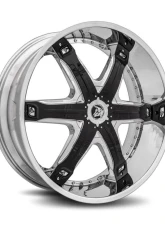 Diablo Fury Wheel 24x10 Blank 12mm Chrome                                     - FUR-241BLNK1278 - Image 9