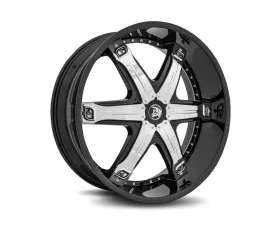 Diablo Fury Wheel 24x10 Blank 12mm Gloss Black