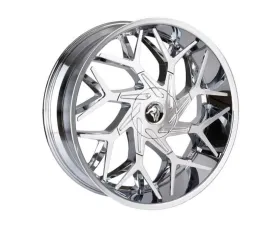 Diablo Magneeto Wheel 26x10 Blank 15mm Chrome