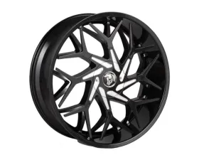 Diablo Magneeto Wheel 26x10 Blank 15mm Gloss Black