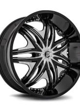 Diablo Morpheus Wheel 24x10 Blank 12mm Gloss Black                                     - MOR-241BLNK1278B - Image 7