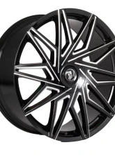 Diablo Wheels Revolto Wheel 24x10 Blank 35mm Black Mill Face                                     - REV-241BLNK3578B - Image 2