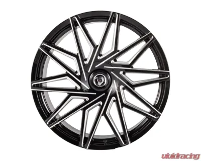 Diablo Wheels Revolto Wheel 24x10 Blank 35mm Black Mill Face - REV-241BLNK3578B