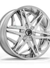 Diablo Turbine Wheel 24x10 Blank 12mm Chrome                                     - TURB-241BLNK1278 - Image 5