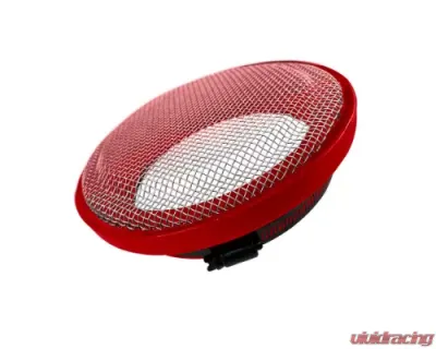 S&B Turbo Screen Guard With Velocity Stack - 3.50 Inch (Red) - 77-3015