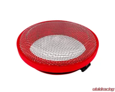 S&B Turbo Screen Guard With Velocity Stack - 3.50 Inch (Red) - 77-3015