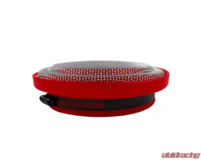 S&B Turbo Screen Guard With Velocity Stack - 3 Inch (Red) - 77-3025