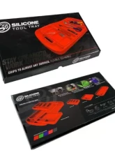 S&B Filters S&B Tool Tray Silicone 3 Piece Set Red - Flexible, Durable, Multi-Compartment                                     - 80-1001 - Image 6