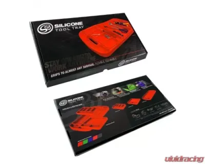 S&B Filters S&B Tool Tray Silicone 3 Piece Set Red - Flexible, Durable, Multi-Compartment - 80-1001