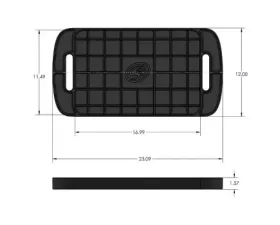 S&B Tool Tray Silicone Large Color Pink