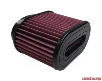 S&B Filters Oiled Cotton Cleanable Air Filter Red for Intake Kits 75-5016, 75-5022, 75-5020 - KF-1031