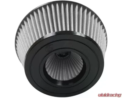 S&B Filters Dry Extendable Air Filter for Intake Kits 75-5033, 75-5015, White Paper - KF-1032D