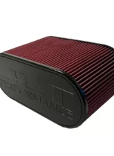 S&B Filters S&B Air Filter 4x12 Inch Oval Red Oil for RAI-FEF-9703 Intake Kits                                     - SBAFO412-R - Image 5