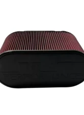 S&B Filters S&B Air Filter 4x12 Inch Oval Red Oil for RAI-FEF-9703 Intake Kits                                     - SBAFO412-R - Image 2
