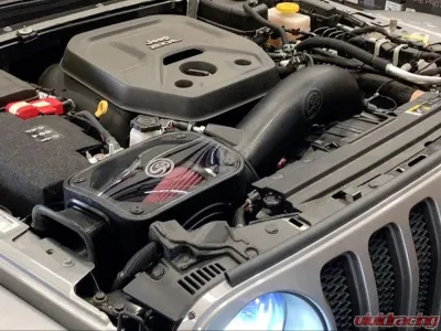 S&B Filters Cold Air Intake with Cotton Cleanable Filter for Jeep Wrangler 2.0L Turbo 2018-2023 - 75-5129