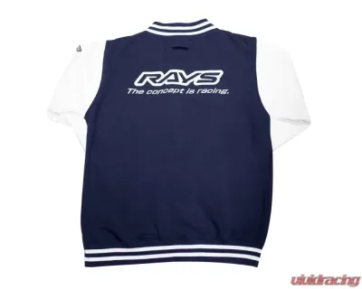 Rays 2022 Varsity Jacket - Oxford Navy/White - RAYSVJK22NWS