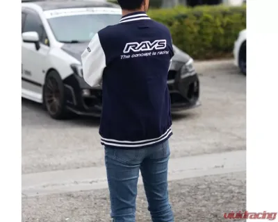 Rays 2022 Varsity Jacket - Oxford Navy/White - RAYSVJK22NWS