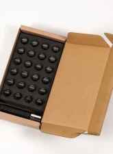 Rays 6H L31 17HEX Nut & Lock Set - 12x1.25 Black                                     - W1712125B6H - Image 2
