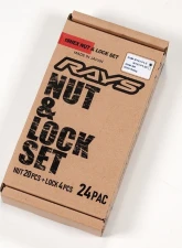 Rays 6H L31 19HEX Nut & Lock Set - 12x1.25 Chrome                                     - W1912125C6H - Image 2