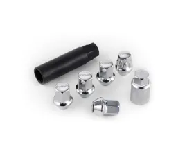Rays 5H L31 17Hex Nut & Lock Set - 12x1.25 Chrome
