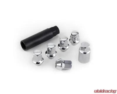 Rays 5H L31 17Hex Nut & Lock Set - 12x1.25 Chrome - W1712125C
