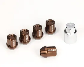 Rays L32 Dura-Nut Straight Type Lug & Lock Set - 12x1.25 Bronze