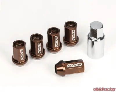Rays Dura-Nut L42 Straight 4pc Pack Lug Nut - 12x1.25 Bronze - WDURA42121254PA