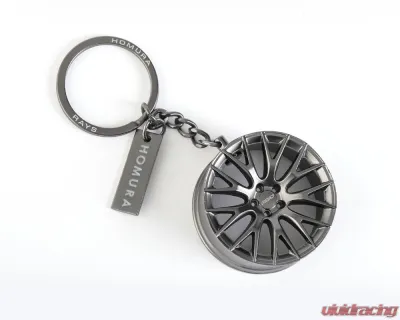 Rays Homura 2X9R 24S Gunmetal Key Chain - WHKEY2X9RGM