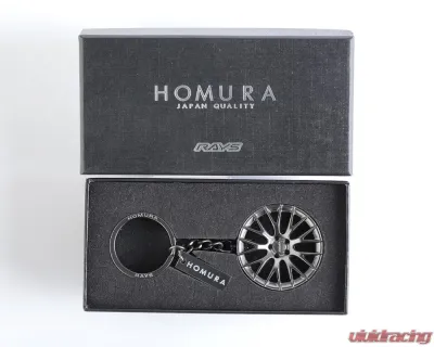 Rays Homura 2X9R 24S Gunmetal Key Chain - WHKEY2X9RGM