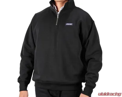 Rays 23A No.13 Half Zip Sweater - WRAYSHZSWEATERBKXL13