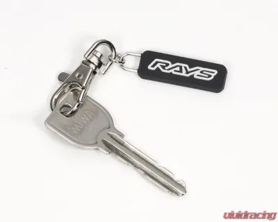 Rays Official Mini Key Chain - Black - WRAYSKEYCM24SBK