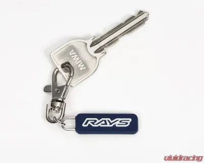 Rays Official Mini Key Chain - Navy - WRAYSKEYCM24SNV