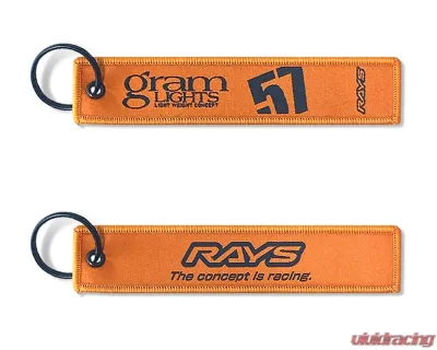 Rays Gramlights Orange 24S Official Key Tag - WRAYSKT24SOR